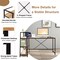 Costway Reversible L Shaped Computer Desk Corner Workstation with 3-Tier Open Shelf